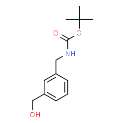 ChemSpider 2D Image | N-Boc-3-(aminomethyl)benzyl Alcohol | C13H19NO3