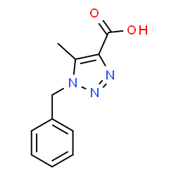 ChemSpider 2D Image | 1-Benzyl-5-methyl-1H-1,2,3-triazole-4-carboxylic acid | C11H11N3O2