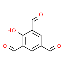 ChemSpider 2D Image | 2-HYDROXY-1,3,5-BENZENETRICARBALDEHYDE | C9H6O4