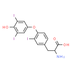 ChemSpider 2D Image | 3',5',3-Triiodothyronine | C15H12I3NO4