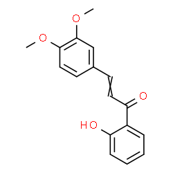 ChemSpider 2D Image | 3-(3,4-Dimethoxyphenyl)-1-(2-hydroxyphenyl)-2-propen-1-one | C17H16O4