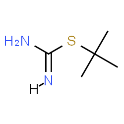 ChemSpider 2D Image | 1,1-Dimethylethyl carbamimidothioate | C5H12N2S