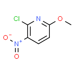 ChemSpider 2D Image | 2-Chloro-3-Nitro-6-Methoxypyridine | C6H5ClN2O3