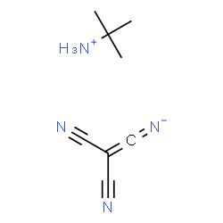 ChemSpider 2D Image | 2-Methyl-2-propanaminium (dicyanoethenylidene)azanide | C8H13N4