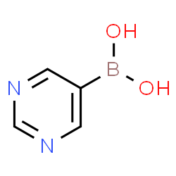 ChemSpider 2D Image | 5-Pyrimidinylboronic acid | C4H5BN2O2