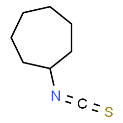 ChemSpider 2D Image | Isothiocyanatocycloheptane | C8H13NS