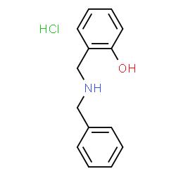 ChemSpider 2D Image | 2-[(benzylamino)methyl]phenol hydrochloride | C14H16ClNO