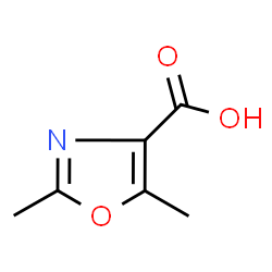 ChemSpider 2D Image | 2,5-dimethyloxazole-4-carboxylic acid | C6H7NO3