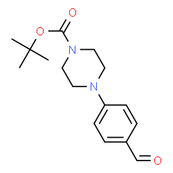 ChemSpider 2D Image | 1-Boc-4-(4-Formylphenyl)piperazine | C16H22N2O3