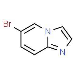 ChemSpider 2D Image | 6-Bromoimidazo[1,2-a]pyridine | C7H5BrN2