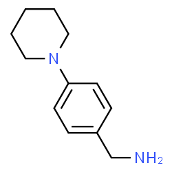 ChemSpider 2D Image | (4-piperidinophenyl)methylamine | C12H18N2