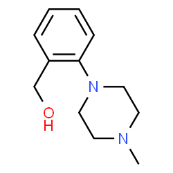 ChemSpider 2D Image | 2-(4-Methylpiperazin-1-yl)benzyl alcohol | C12H18N2O