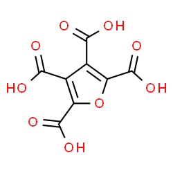 ChemSpider 2D Image | Furantetracarboxylic acid | C8H4O9