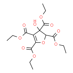 ChemSpider 2D Image | 1,6-Diethyl 2,5-anhydro-3-deoxy-3-(ethoxycarbonyl)-4-C-(ethoxycarbonyl)hex-2-enarate | C16H22O10