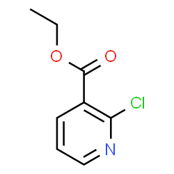 ChemSpider 2D Image | Ethyl 2-chloronicotinate | C8H8ClNO2