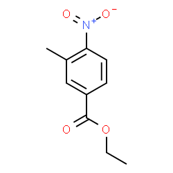 ChemSpider 2D Image | Ethyl 3-methyl-4-nitrobenzoate | C10H11NO4