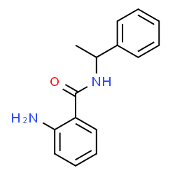 ChemSpider 2D Image | 2-Amino-N-(1-phenylethyl)benzamide | C15H16N2O
