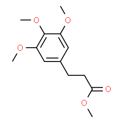 ChemSpider 2D Image | Methyl 6,7,8-trimethoxydihydrocinnamate | C13H18O5