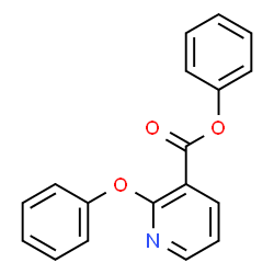 ChemSpider 2D Image | Phenyl 2-phenoxynicotinate | C18H13NO3