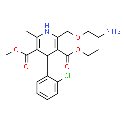 ChemSpider 2D Image | Amlodipine | C20H25ClN2O5