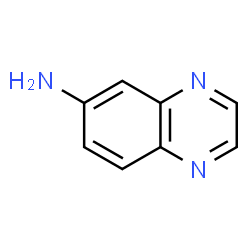 ChemSpider 2D Image | 6-Quinoxalinamine | C8H7N3