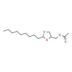 ChemSpider 2D Image | (2-Nonyl-1,3-dioxolan-4-yl)methyl acetate | C15H28O4