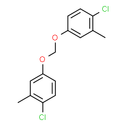 ChemSpider 2D Image | 1,1'-[Methylenebis(oxy)]bis(4-chloro-3-methylbenzene) | C15H14Cl2O2