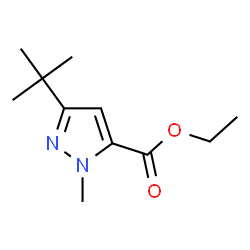 ChemSpider 2D Image | Ethyl 3-tert-butyl-1-methyl-1H-pyrazole-5-carboxylate | C11H18N2O2