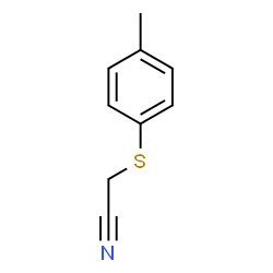 ChemSpider 2D Image | [(4-Methylphenyl)sulfanyl]acetonitrile | C9H9NS