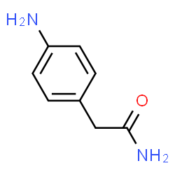 ChemSpider 2D Image | 2-(4-Aminophenyl)acetamide | C8H10N2O