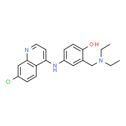 ChemSpider 2D Image | Amodiaquine | C20H22ClN3O