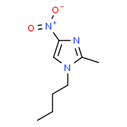 ChemSpider 2D Image | 1-Butyl-2-methyl-4-nitro-1H-imidazole | C8H13N3O2