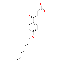ChemSpider 2D Image | 4-[4-(Heptyloxy)phenyl]-4-oxobutanoic acid | C17H24O4