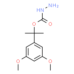 ChemSpider 2D Image | 3,5-Dimethoxy-alpha,alpha-dimethylbenzyl carbazate | C12H18N2O4