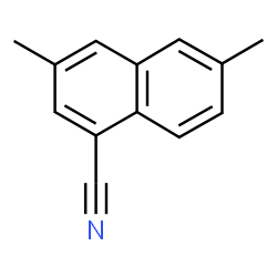 ChemSpider 2D Image | 3,6-Dimethyl-1-naphthonitrile | C13H11N