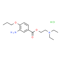 ChemSpider 2D Image | Proparacaine hydrochloride | C16H27ClN2O3