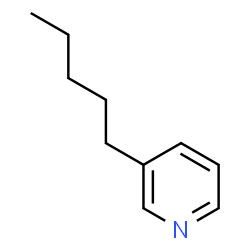 ChemSpider 2D Image | 3-Pentylpyridine | C10H15N