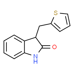 ChemSpider 2D Image | 3-(2-thienylmethyl)indolin-2-one | C13H11NOS