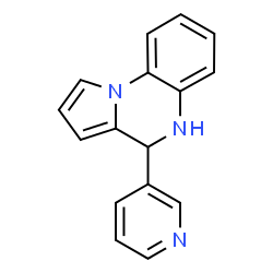 ChemSpider 2D Image | 3-{4H,5H-pyrrolo[1,2-a]quinoxalin-4-yl}pyridine | C16H13N3