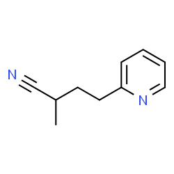 ChemSpider 2D Image | 2-Methyl-4-(2-pyridinyl)butanenitrile | C10H12N2