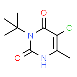 ChemSpider 2D Image | Terbacil | C9H13ClN2O2