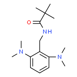 ChemSpider 2D Image | N-[2,6-Bis(dimethylamino)benzyl]-2,2-dimethylpropanamide | C16H27N3O