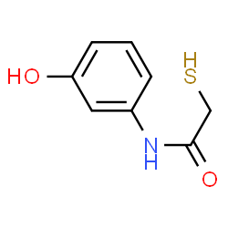 ChemSpider 2D Image | N-(3-Hydroxyphenyl)-2-sulfanylacetamide | C8H9NO2S