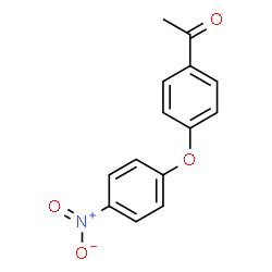 ChemSpider 2D Image | 1-(4-(4-Nitrophenoxy)phenyl)ethanone | C14H11NO4