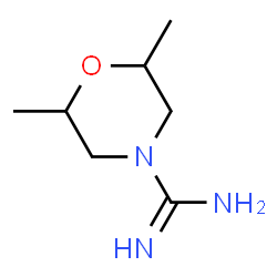 ChemSpider 2D Image | 2,6-Dimethyl-4-morpholinecarboximidamide | C7H15N3O