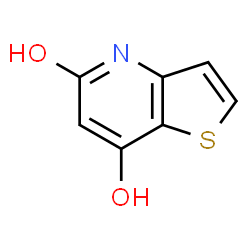 ChemSpider 2D Image | 7-Hydroxythieno[3,2-b]pyridin-5(4H)-one | C7H5NO2S