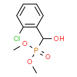 ChemSpider 2D Image | Dimethyl [(2-chlorophenyl)(hydroxy)methyl]phosphonate | C9H12ClO4P