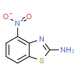 ChemSpider 2D Image | 4-nitrobenzo[d]thiazol-2-amine | C7H5N3O2S
