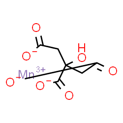 ChemSpider 2D Image | MANGANIC CITRATE | C6H5MnO7