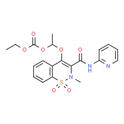 ChemSpider 2D Image | ampiroxicam | C20H21N3O7S